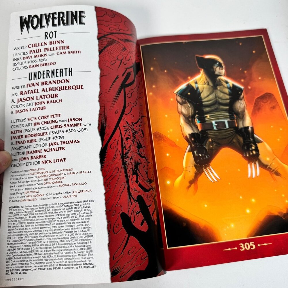 Marvel Wolverine ROT Trade Paperback 2012 First Printing Collected Comics - Picture 3 of 6